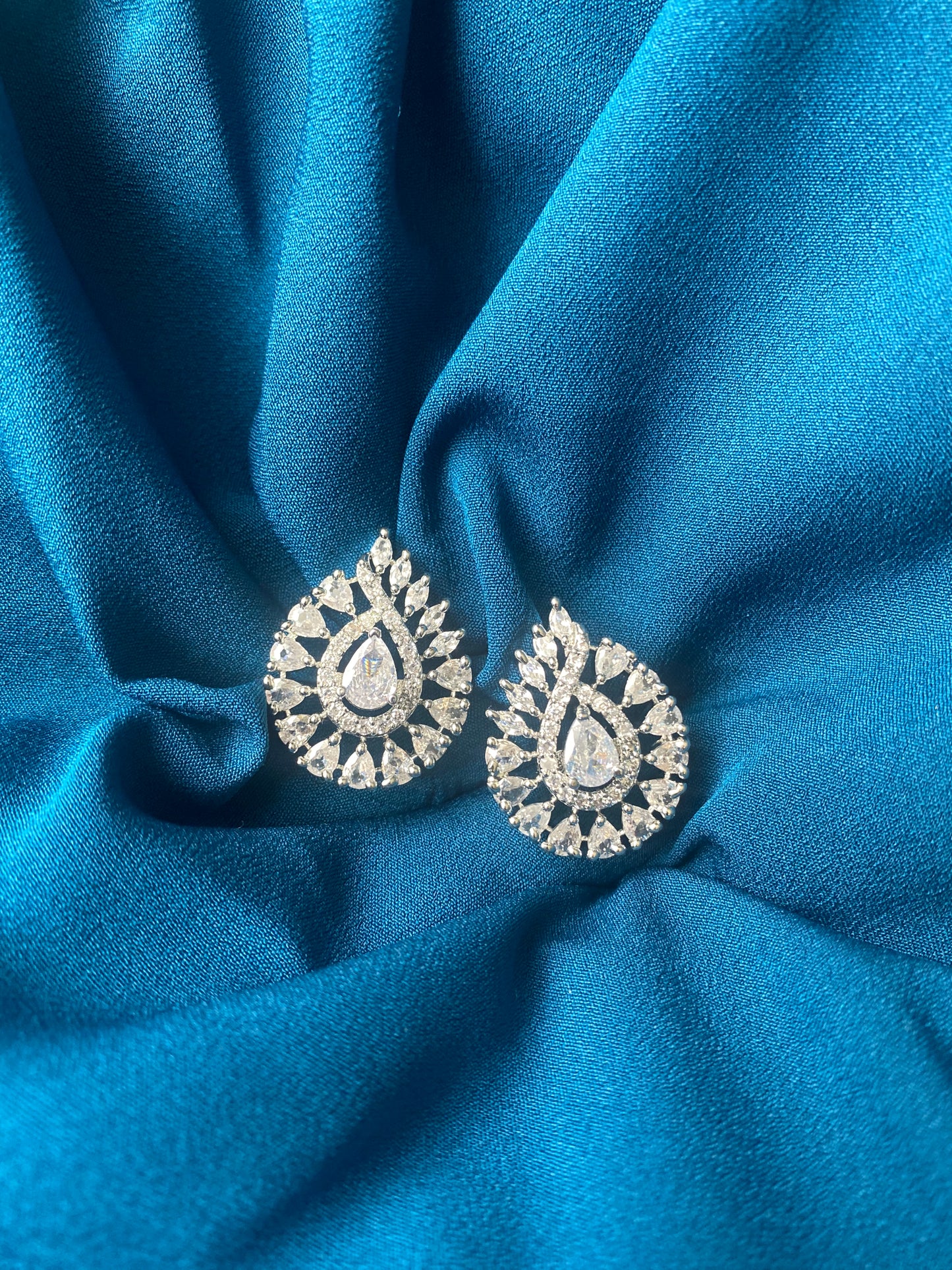 NISHI American Diamond Studs