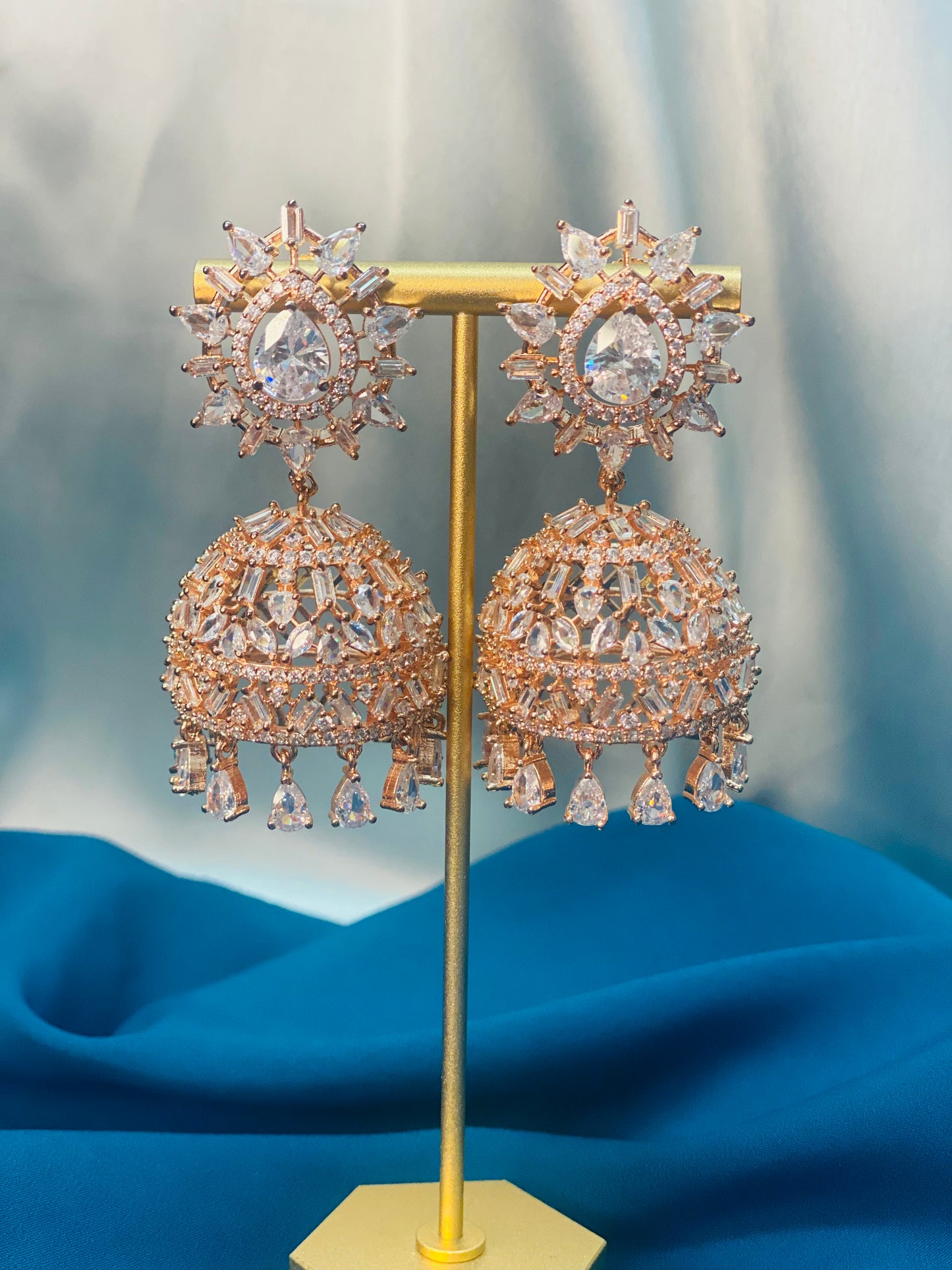 ARIKA American Diamond Earrings and Tikka Set