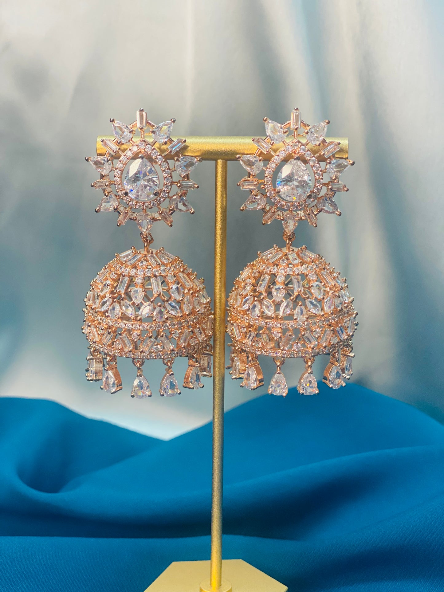 ARIKA American Diamond Earrings and Tikka Set