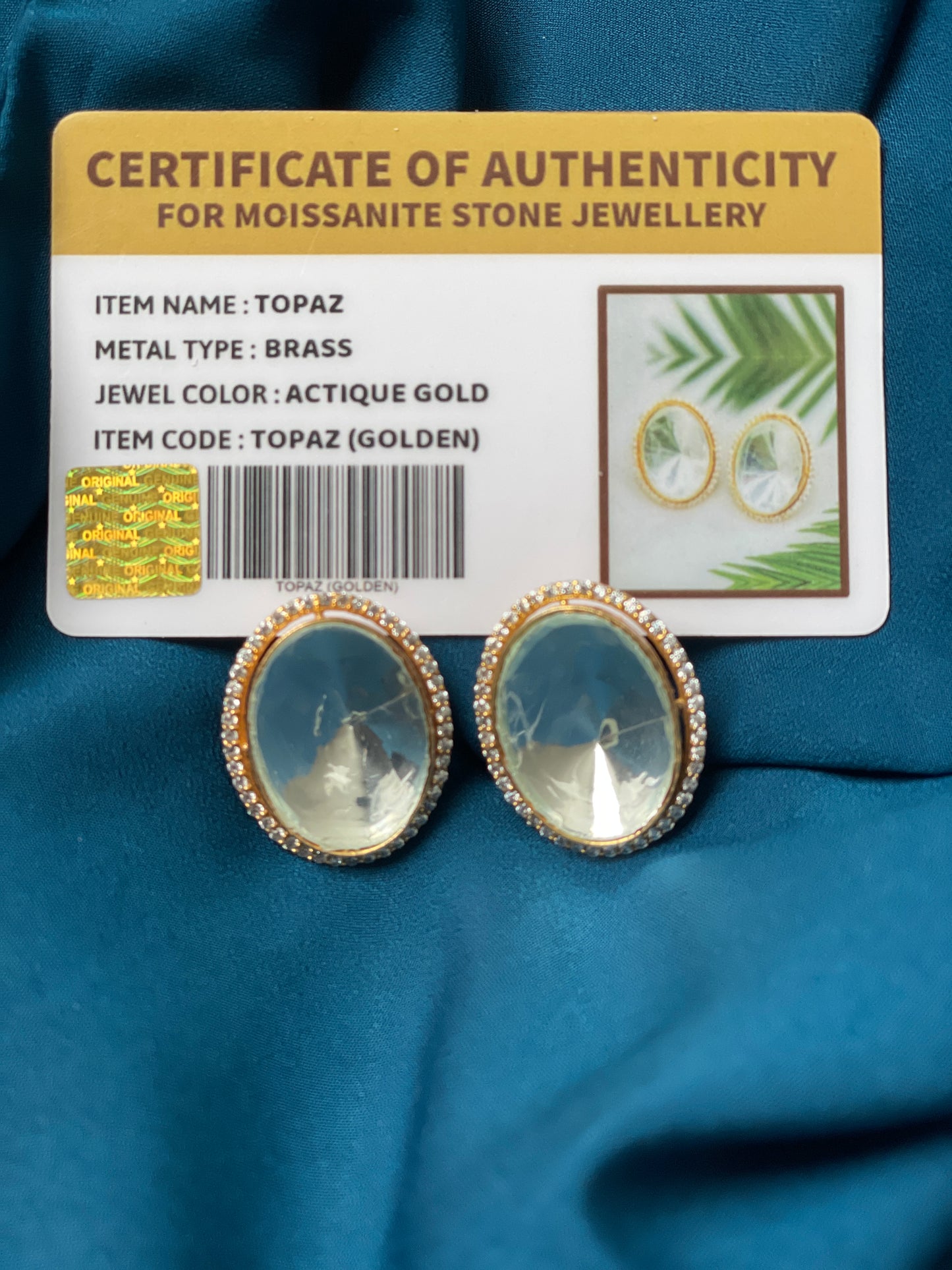 HINAL Moissanite Premium Quality Studs