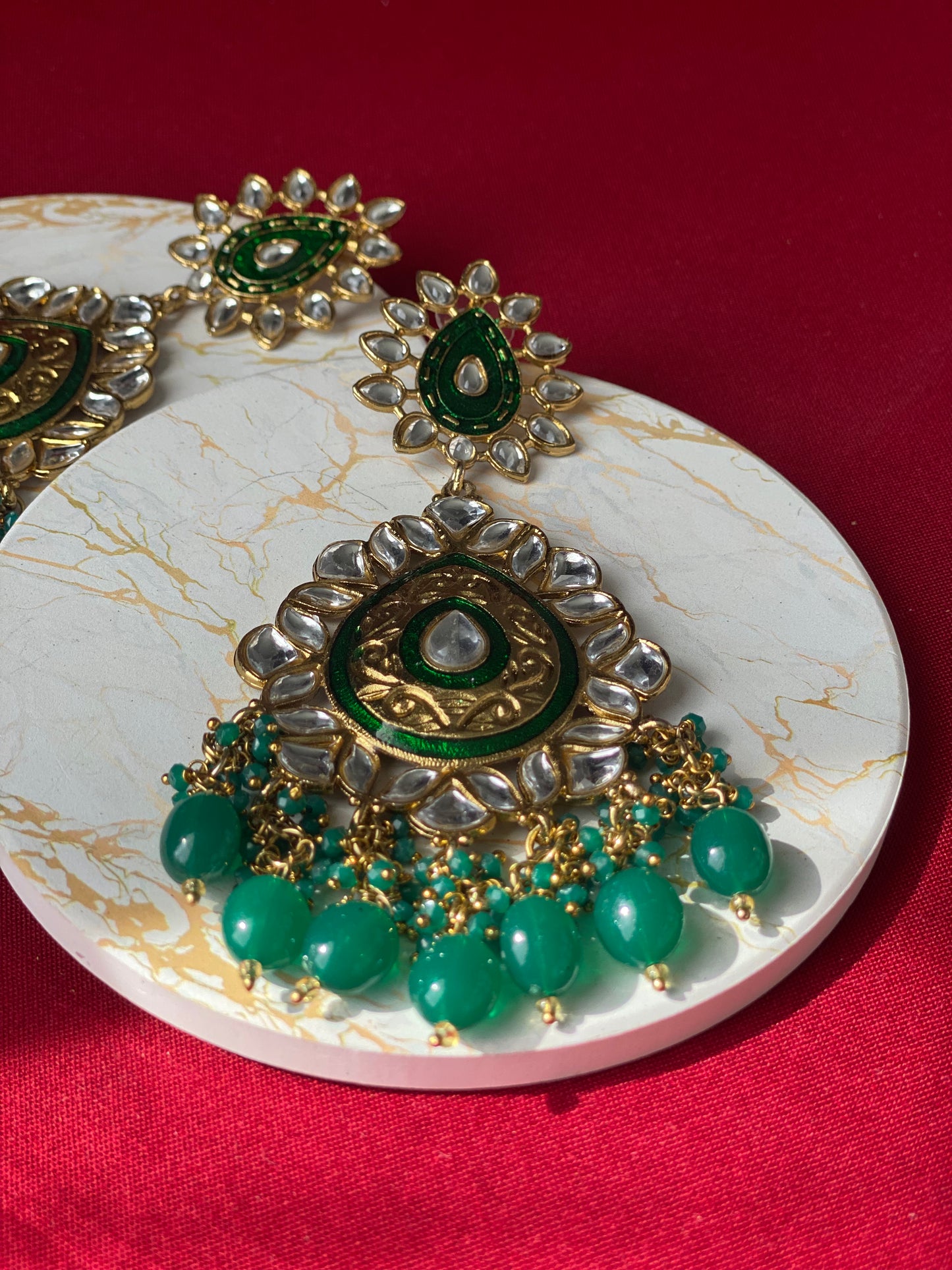 BANI - Emerald green - HOUSE OF SAANVI