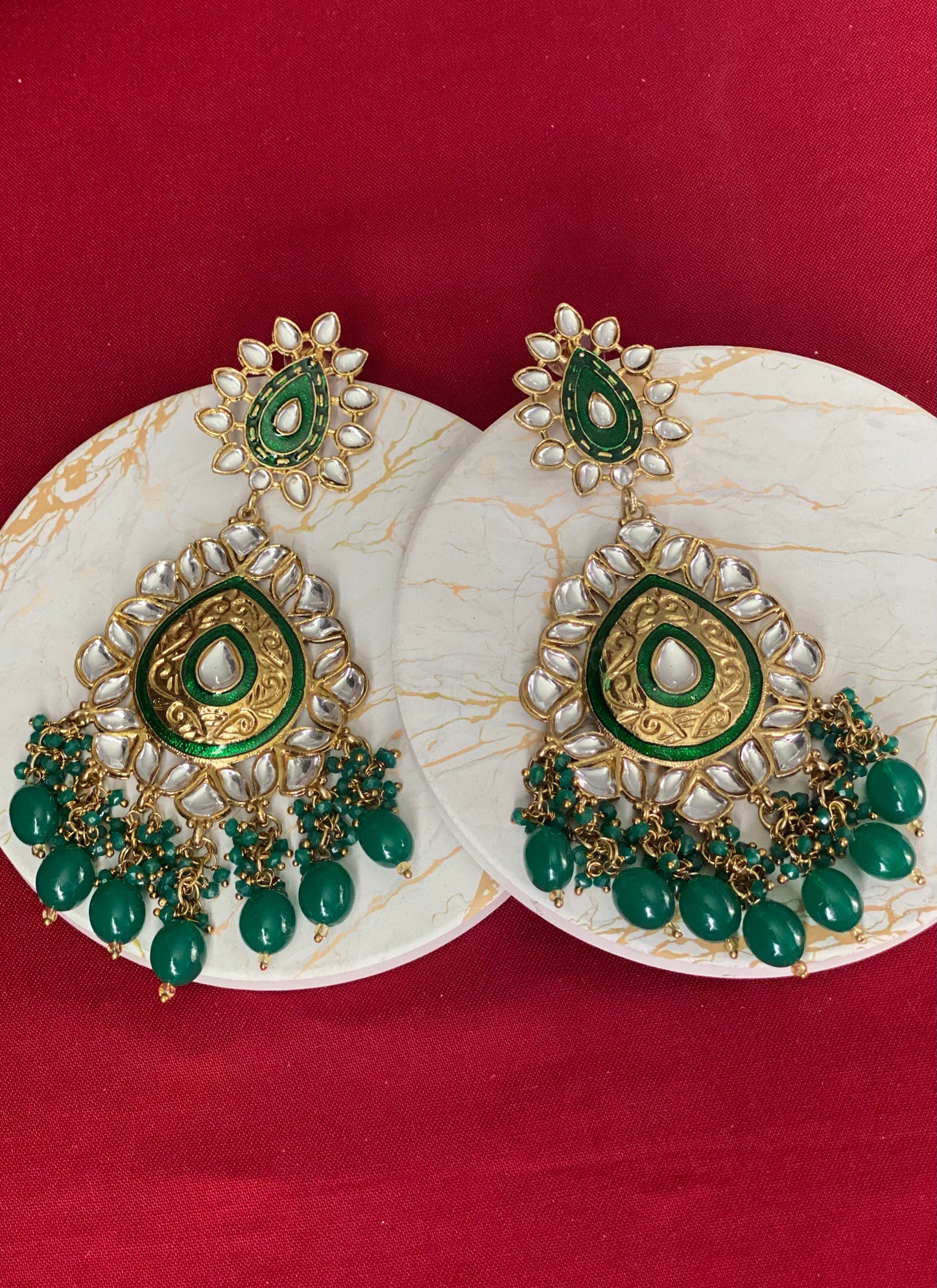 BANI - Emerald green - HOUSE OF SAANVI