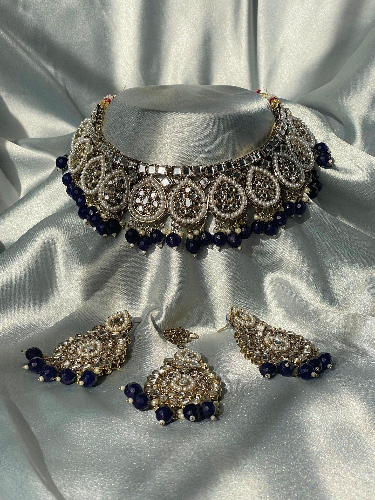 AINAA - Royal Blue - HOUSE OF SAANVI